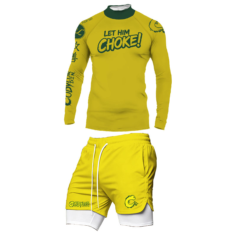 Men BJJ Rashguard Set No Gi Br - Rash Guard review and price