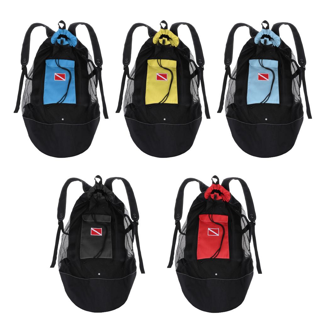 Scuba Diving Mesh Backpack 80L - Snorkeling Gear review and price